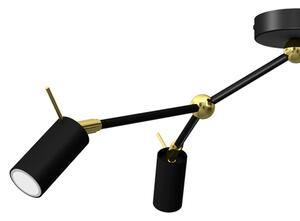 Spot IRIS 3xGU10/MR11/40W/230V negru/auriu