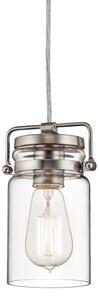 Lustră pe cablu BRINLEY 1xE27/60W/230V crom mat Elstead KL-BRINLEY-MP-NI