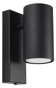 Aplică UTTI 1xGU10/40W/230V neagră Sollux SL.1077