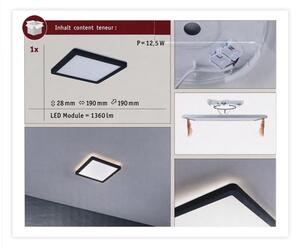 Plafonieră LED/11,2W ATRIA 230V neagră Paulmann 71000