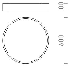 Plafonieră LED MEZZO LED/60W/230V neagră RED-Design Rendl-R13333