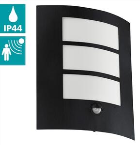 Aplică de exterior cu senzor CITY 1xE27/40W/230V IP44 Eglo 99568