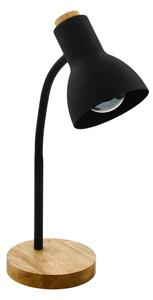 Lampă de masă VERADAL 1xE27/40W/230V neagră Eglo 98831