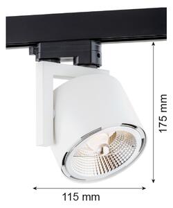Argon 4750 - Spot ALTO 1xGU10-AR111/12W/230V alb