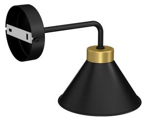 Lampă de perete DEMET 1xE27/60W/230V neagră/aurie