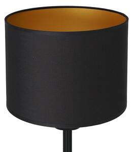 Lampă de masă ARDEN 1xE27/60W/230V d. 18 cm neagră/aurie