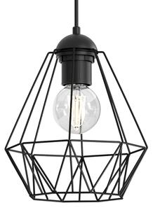 Lustră pe cablu BERGEN 1xE27/60W/230V neagră