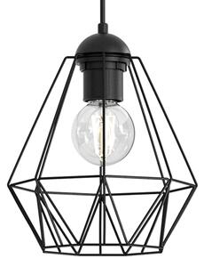 Lustră pe cablu BERGEN 5xE27/60W/230V neagră