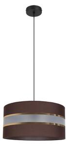 Lustră pe cablu CORAL 1xE27/60W/230V d. 40 cm maro