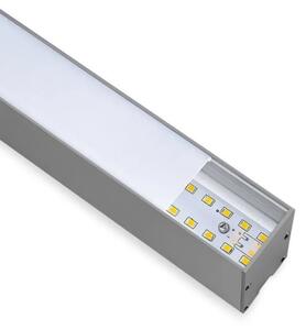 Lustră LED pe cablu SAMSUNG CHIP LED/40W/230V 4000K argintie