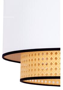Plafonieră Duolla BOHO 1xE27/15W/230V d. 45 cm alb/ratan