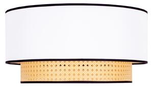 Plafonieră Duolla BOHO 1xE27/15W/230V d. 45 cm alb/ratan