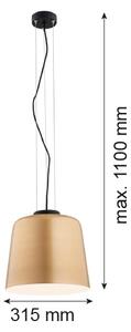 Lustră pe cablu BERKLEY 1xE27/15W/230V Argon 4690