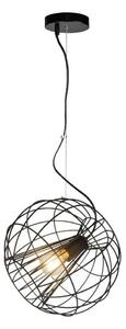 Lustră pe cablu MARL 1xE27/60W/230V neagră Zuma Line P17212