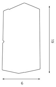 Aplică WALL 1xGU10/8W/230V neagră