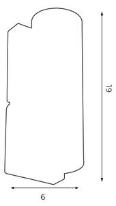 Aplică WALL 1xGU10/8W/230V albă