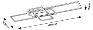 Rabalux 6869 - Plafonieră LED dimmabilă THABITA, 54W, 230V, cu telecomandă