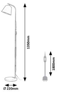 Lampadar MALIA 1xE27/25W/230V Rabalux 3096