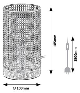 Lampă de masă BOOGIE 1xE14/25W/230V fag Rabalux 3180