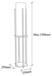 Lampadar 1xE27/40W/230V alb