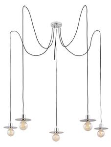 Lustră pe cablu CORSO 5xE27/15W/230V crom lucios Argon 2079