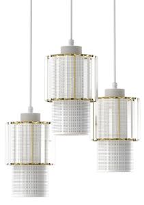 Lustră pe cablu BLANCO 3xE27/60W/230V albă