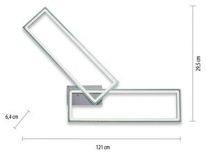 Leuchten Direkt 14635-55-LED FELIX 34,5W/230V RGB plafonieră dimabilă cu DO