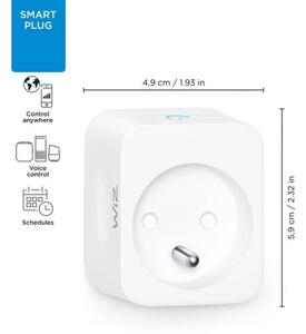 Priză inteligentă E 2300W Wi-Fi WiZ