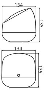Lampă LED RGBW de masă dimabilă SQUIRE LED/9W/230V 2200-6500K Wi-Fi WiZ