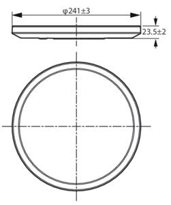 Plafonieră LED dimabilă SUPERSLIM LED/14W/230V 2700-6500K Wi-Fi WiZ
