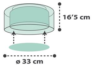 Plafonieră pentru copii CLOUDS 2xE27/60W/230V verde Dalber 41416H