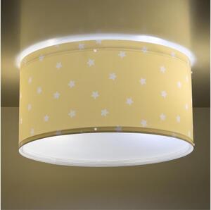 Plafonieră pentru copii STAR LIGHT 2xE27/60W/230V galbenă Dalber 82216A