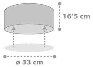 Plafonieră pentru copii STAR LIGHT 2xE27/60W/230V albă Dalber 82216B