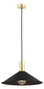 Lustră pe cablu MINORI 1xE27/15W/230V neagră/aurie Argon 4912