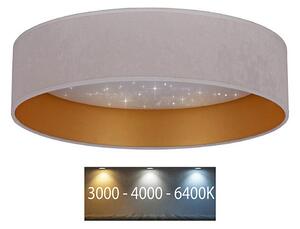 Plafonieră LED VELVET STAR LED/24W/230V d. 40 cm crem/bej Brilagi