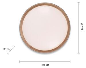 Leuchten Direkt 14347-15-LED Lustr EMILIA 28,8W/230V gri, stropní stmívatelné