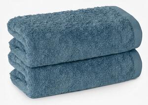 Set de 2 prosoape din frotir FRESH SILVADUR albastru 50 x 100 cm