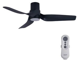 Ventilator LED dimabil Lucci air 213354 NAUTICA 1xGX53/12W/230V negru + telecomandă