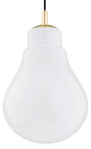 Lustră pe cablu JESSE 1xE27/15W/230V albă/aurie Argon 4879