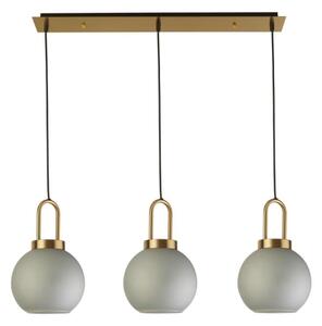 Lustră pe cablu SNOWDROP 3xE27/60W/230V alamă Searchlight 36632-3AC