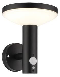 Aplică Solară LED Klausen Shiny KL190003 4.4W 3000K Negru Senzor Mișcare Dimabilă IP44 18.5x16 cm Iluminat Exterior Modern Eficient Sustenabil
