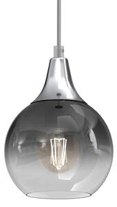Lustră pe cablu MONTE 1xE27/60W/230V d. 15 cm crom mat