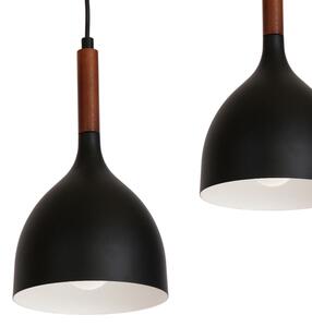 Lustră pe cablu NOAK WOOD 3xE27/60W/230V