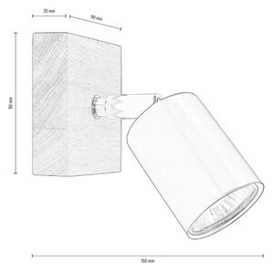 Spot de perete Spot-Light DO2910151 MANARA 1xGU10/5W/230 pin
