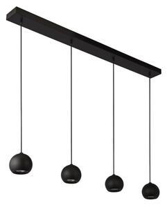 Lustră pe cablu EINDHOVEN 4xGU10/50W/230V neagră Searchlight 1014-4BK