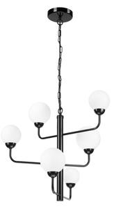 Lustră pe lanț OSCAR 6xG9/5W/230V neagră