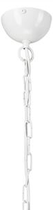 Candelabru cu lanț, 10 x E27, 60 W, 230 V, alb