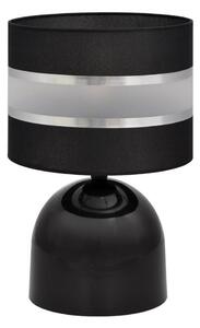 Lampă de masă HELEN 1xE27/60W/230V negru/argintiu