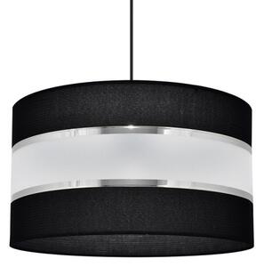 Lustră pe cablu HELEN 1xE27/15W/230V d. 35 cm neagră/argintie