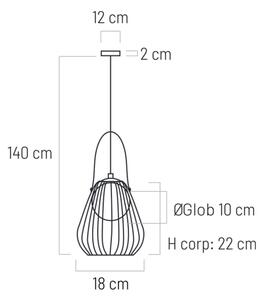 Lampă de perete MEMORY 1xG9/4W/230V albă/maro Klausen 111098